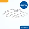 Exquisit Dunstabzugshaube, 50cm breit, Abluftbetrieb, Produktbild-Vorschau 5