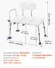 Banc de transfert pour baignoire VEVOR - Chaise de douche Voir les images du produit 7