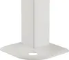 A close-up of the white metal base of a tent pole. Produktbild-Vorschau