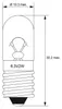 5er Set WireThinX Röhrenlampe 2 W, 6,3 V - Sockel E10 Produktbild-Vorschau 3