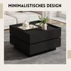Couchtisch Sofatisch, 360° Drehbare Ober-Tischplatte, 2 Produktbild-Vorschau 2