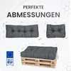 TexDeko Garden Palettenkissen 120x80x18cm wasserabweisend Produktbild-Vorschau 4