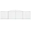 vidaXL Gabionen mit Hochbogen 5 Stk. 400x50x100/120cm Produktbild-Vorschau 4