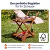 CASARIA® Carrello da Cucina Portavivande in Legno di Acacia Anteprima dell’immagine prodotto 18