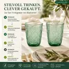 Trinkglas Ray 2er-SET Grün - 300ml Produktbild-Vorschau 5