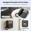Protectly® Kabelgebundenes Seniorentelefon – SOS-Taste, Produktbild-Vorschau 4