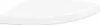 A white corner shelf on a white background. Produktbild-Vorschau