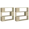 Two identical wooden bookshelves are shown against a white background. Produktbild-Vorschau