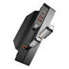 A black USB hub with integrated cables for charging devices. Voir les images du produit