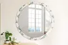 Ø100cm Spiegel - Glasrahmen mit Aufdruck - Wandspiegel Produktbild-Vorschau 3