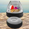 Aufblasbarer Sessel mit Hocker & Pumpe – Produktbild-Vorschau 6