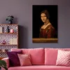 Vliesstoff Leinwandbild - Beautiful Ferronière 60x90 cm Produktbild-Vorschau 2