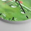 Wanduhr - Rund - Glasuhr - Marienkäfer Wasser Grün Umwelt - Produktbild-Vorschau 5