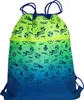 A drawstring backpack with a football-themed pattern. Voir les images du produit