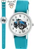 Kinder Armbanduhr Jungen Mädchen Trecker blau Traktor Produktbild-Vorschau 6