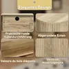 Collage of close-up shots highlighting features of a wooden furniture piece. Anteprima dell’immagine prodotto