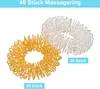 40 Stück Akupressur Ring Set, Massageringe Für Finger, Produktbild-Vorschau 3