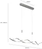 Lindby LED-Hängelampe Auron, nickelfarben, Metall, dimmbar Produktbild-Vorschau 7