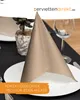 Softpoint Serviette in Beige Grey, 1/4-Falz, 40 x 40 cm, 50 Produktbild-Vorschau 3