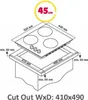 Simfer | H4.030.DECSP | Płyta | Vitroceramic | Liczba Podgląd zdjęcia produktu 3