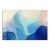 DEQORI Glasbild Echtglas 90x60 cm 'Polychromer Farbfluss' Produktbild-Vorschau 2