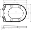 BERNSTEIN Duroplast WC-Sitz U1002 in Schwarz mit Produktbild-Vorschau 11
