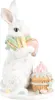 Clayre & Eef Dekorationsfigur Kaninchen 25 cm Weiß Produktbild-Vorschau 2