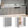 vidaXL Unterschrank Lyon Grau Sonoma 60x46x81,5 cm Produktbild-Vorschau 2