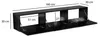 FineBuy Lowboard Hängend Marmor-Optik Schwarz 160x30x30 cm Produktbild-Vorschau 3