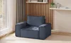 Sofaset Modulsofa-Set 6-teilig SANDE 3-2-1 Stoff Raven Blau Produktbild-Vorschau 6