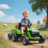 AIYAPLAY Elektrischer Kinder Traktor 3-Gang mit Anhänger, 2 Produktbild-Vorschau 2