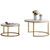 INONEFT Runde Satztische, Couchtisch-Set (2er-Set), moderne Produktbild-Vorschau 9
