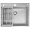 CECIPA MAX 60x49cm Spülbecken, Spüle Edelstahl Küche mit Produktbild-Vorschau 3