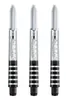 Three identical dart shafts are arranged side-by-side against a white background. Produktbild-Vorschau