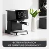 Zimilo Kaffeemaschine Halbautomatisch, 1050W, 20 Bar, Produktbild-Vorschau 3