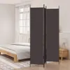 A bedroom scene with a bed and a room divider. Podgląd zdjęcia produktu