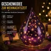 formano LED Deko-Tropfen Weihnachten 21 cm Royal-Plum mit Produktbild-Vorschau 10