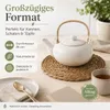 Tischset aus Naturbast Rund - Ø 26 cm Produktbild-Vorschau 3