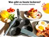 endusor Spiegeleipfanne für alle Herdarten zum Braten von Spiegeleiern, Bratpfanne für Eier Produktbild-Vorschau