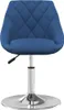 vidaXL Esszimmerstühle 2 Stk. Drehbar Blau Samt Produktbild-Vorschau 4