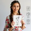 Belle Vous 24 Stk Leere Leinwände zum Bemalen – 13 x 18 cm Produktbild-Vorschau 9