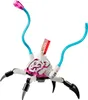 A LEGO toy robot spider with blue tentacles and a pink and white body, set against a white background. Produktbild-Vorschau