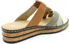 Rieker Damen Plateau Pantoletten Clogs Keilabsatz 62989, Produktbild-Vorschau 11