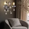 Globo Lighting Wandleuchte Metall schwarz-chrom, 2x E14 Produktbild-Vorschau 4