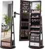 COSTWAY Armoire à bijoux pivotante à 360°, armoire à glace, Voir les images du produit 1