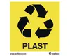 Symbol PLAST recyklace, samolepka Náhled obrázku produktu 1