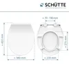 SCHÜTTE WC Sitz Duroplast SLIM WHITE, Toilettendeckel mit Produktbild-Vorschau 7