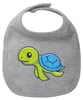 Huuraa Baby Lätzchen Schildkröte Comic Heather Grey Produktbild-Vorschau 1
