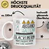Slacklinerin Tasse Geschenk Lustig Abstand Halten Produktbild-Vorschau 3