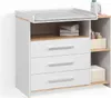 Fasciatoio Livinity Torino Rovere bianco/dorato con 3 Anteprima dell’immagine prodotto 1